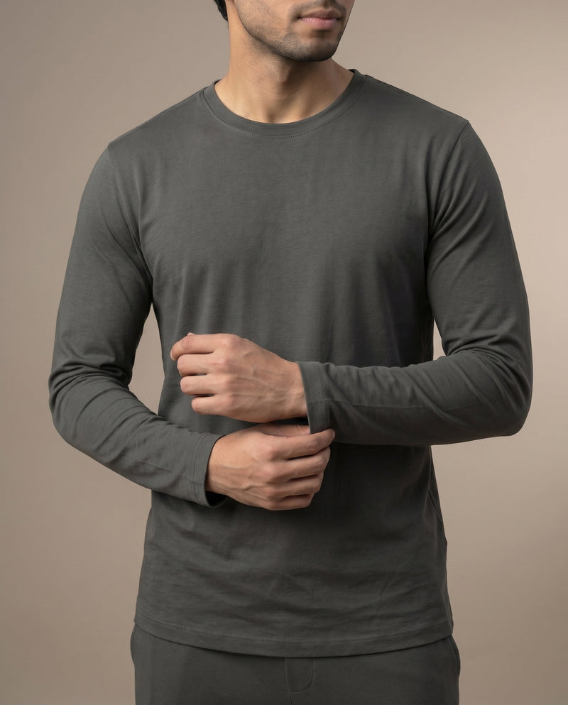 Galaxy Bamboo Tee  (Charcoal grey)