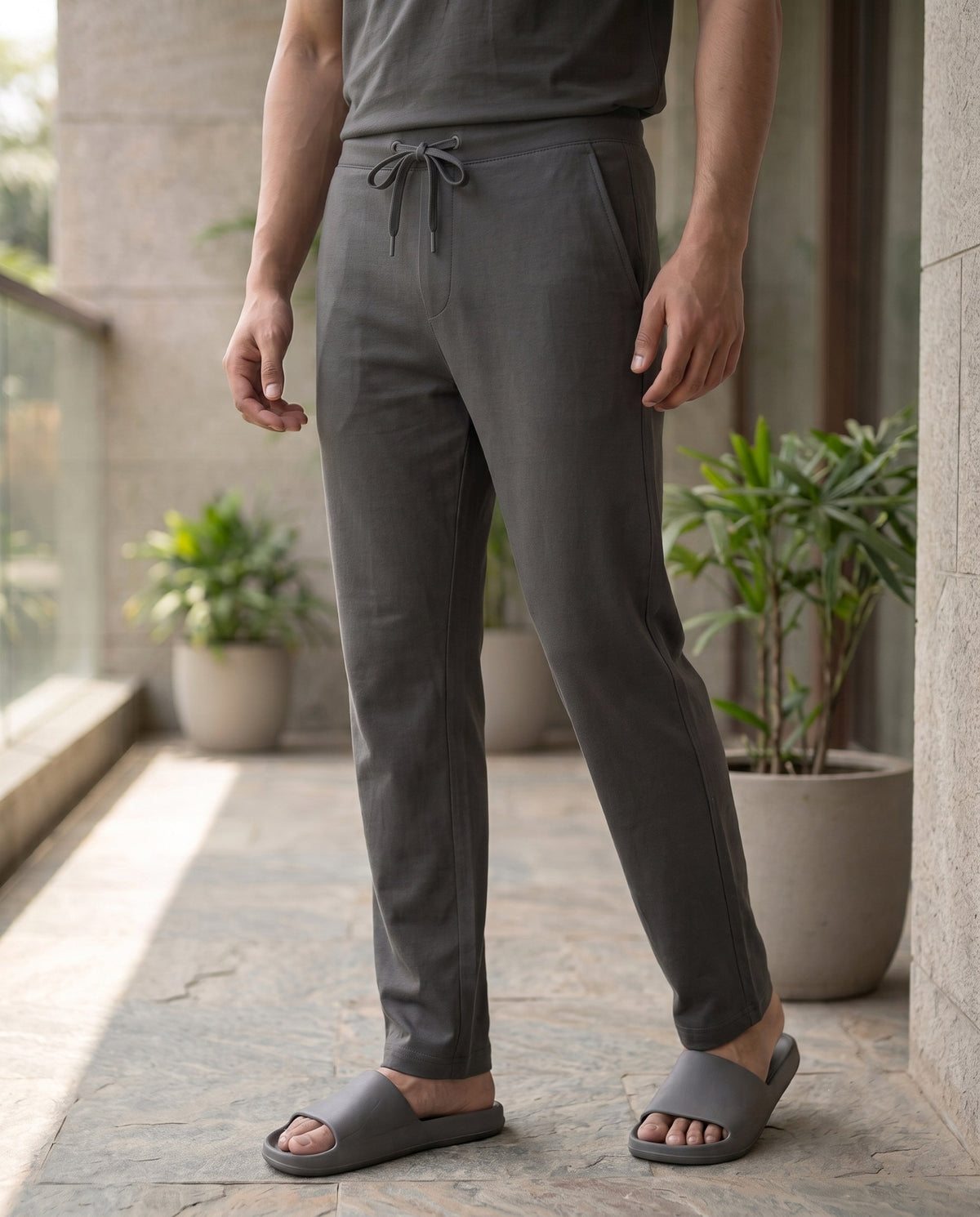 Urbanite Bamboo Pant  (Charcoal Grey)