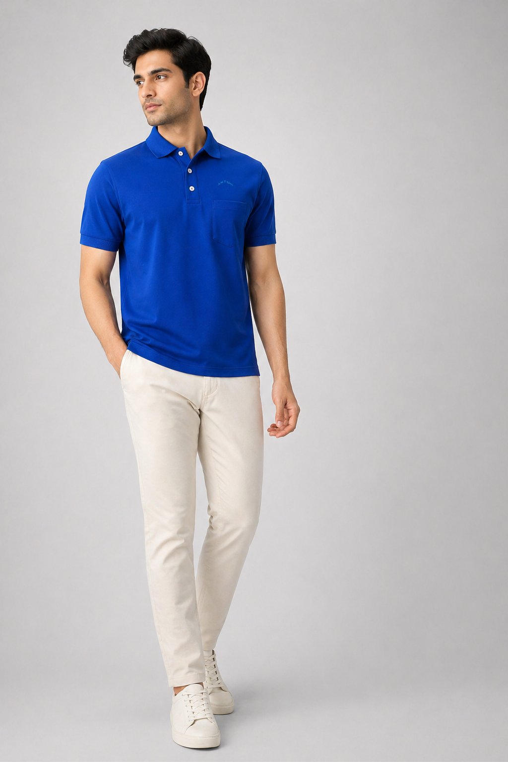Royal Blue  Colour Polo T-shirt (Premium Collection)