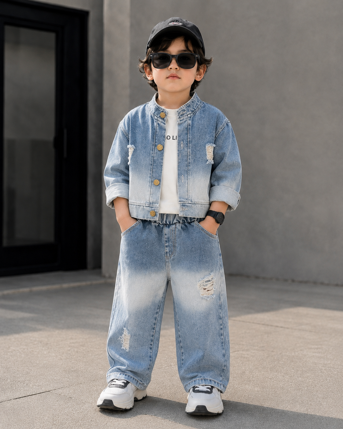 Boys 3 Piece Imported Cord Set [BT-3C-7436] [1 - 6 Years]