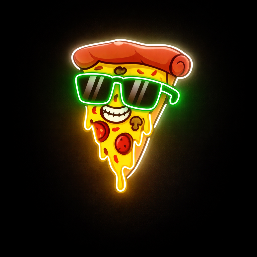 Cool Pizza Neon Wall Sign - Edition | Neon Signs India — Image 2