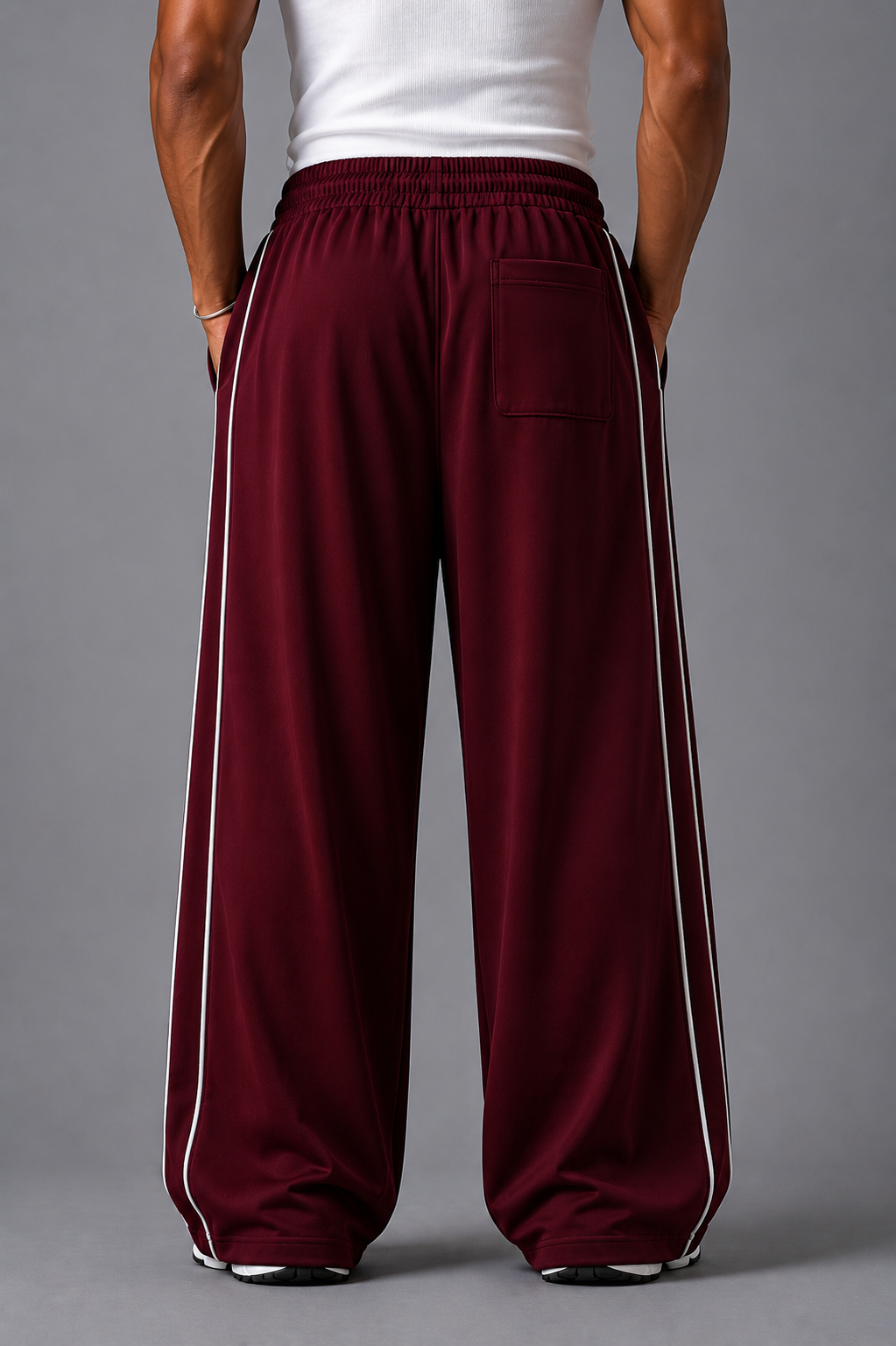 Maroon Pulse Trackpant