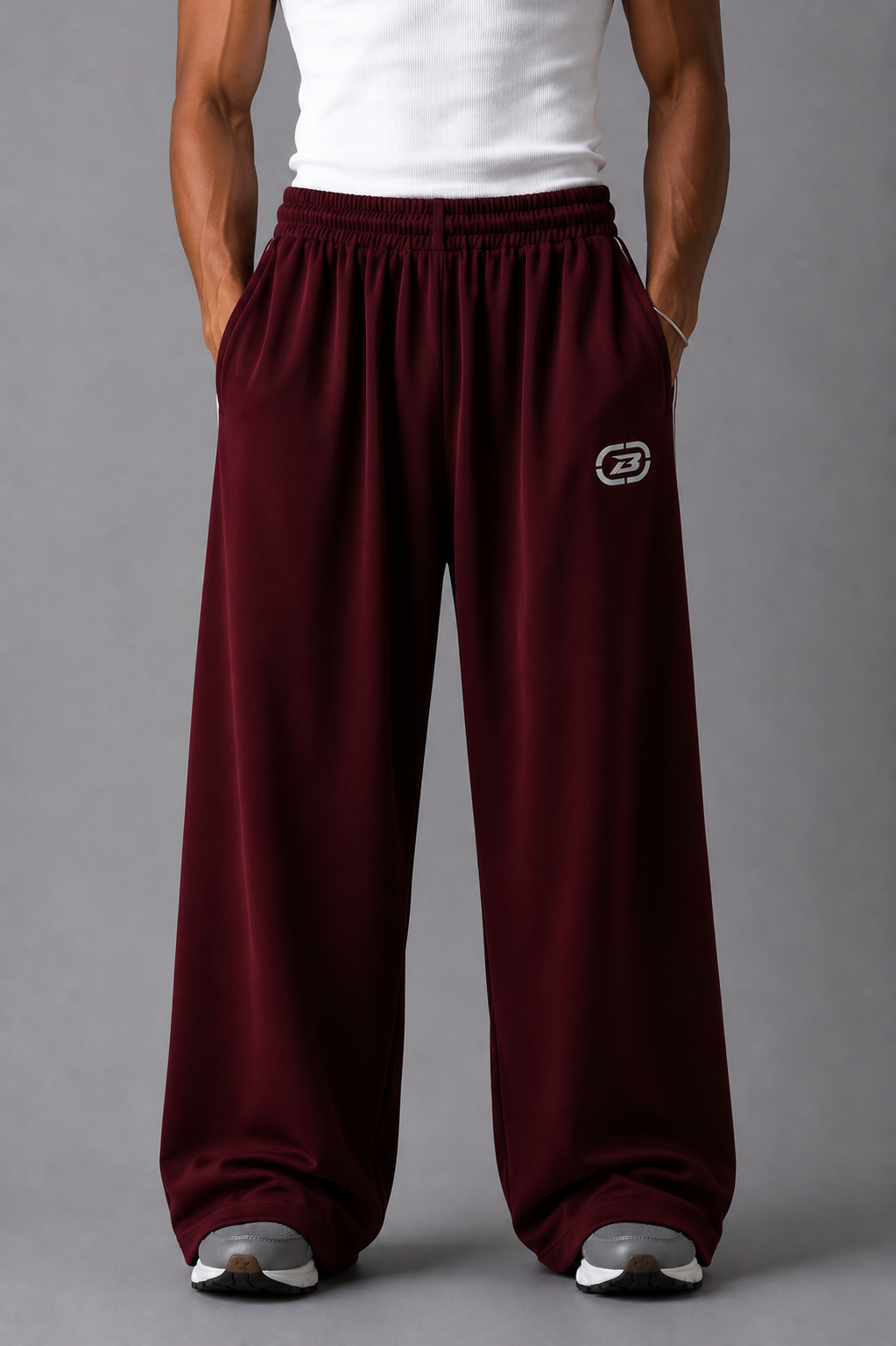 Maroon Pulse Trackpant