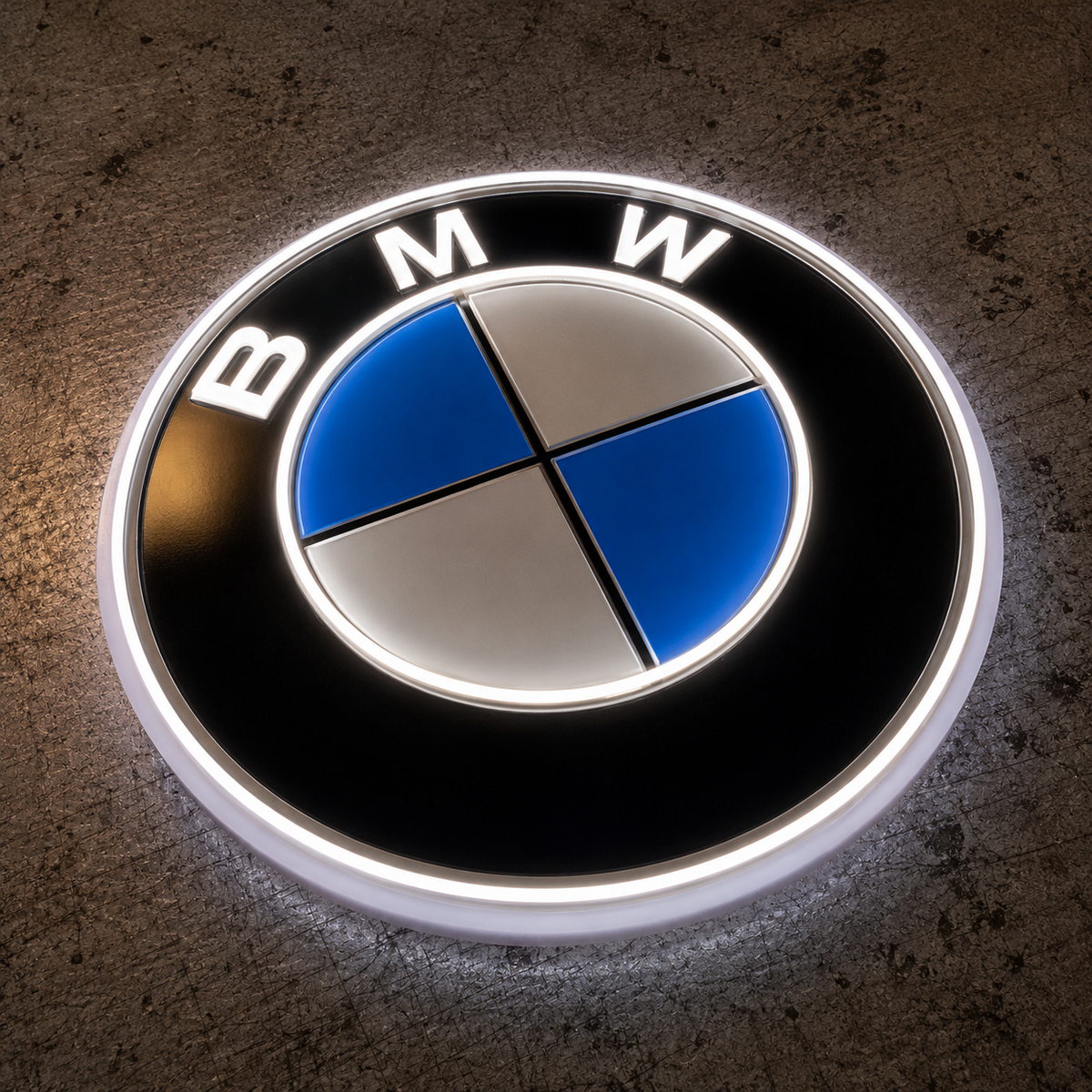BMW Roundel UV Print Neon Sign - Neonsignsindia