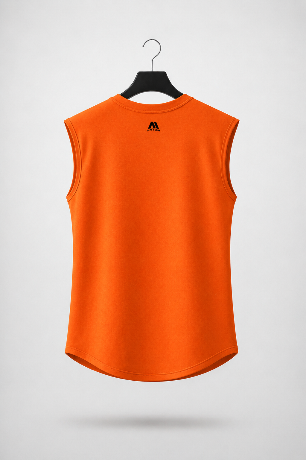 Orange Drop Shoulder Sleeveless