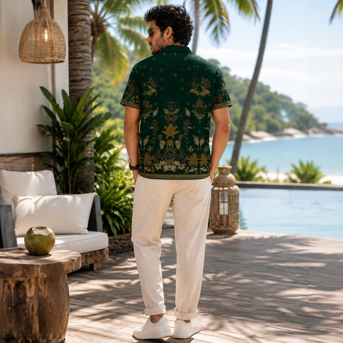 FLORAL ART PRINTED SHIRT