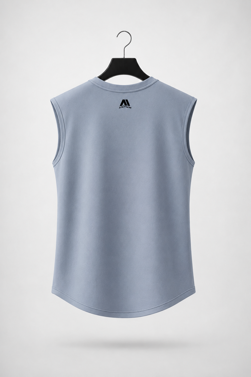 Ash grey  Drop Shoulder Sleeveless