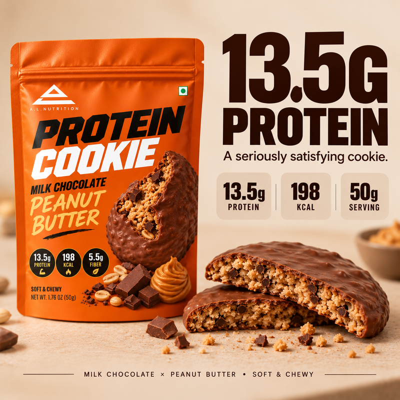 A.L. Nutrition Protein Cookies | Dark Chocolate Brownie-9