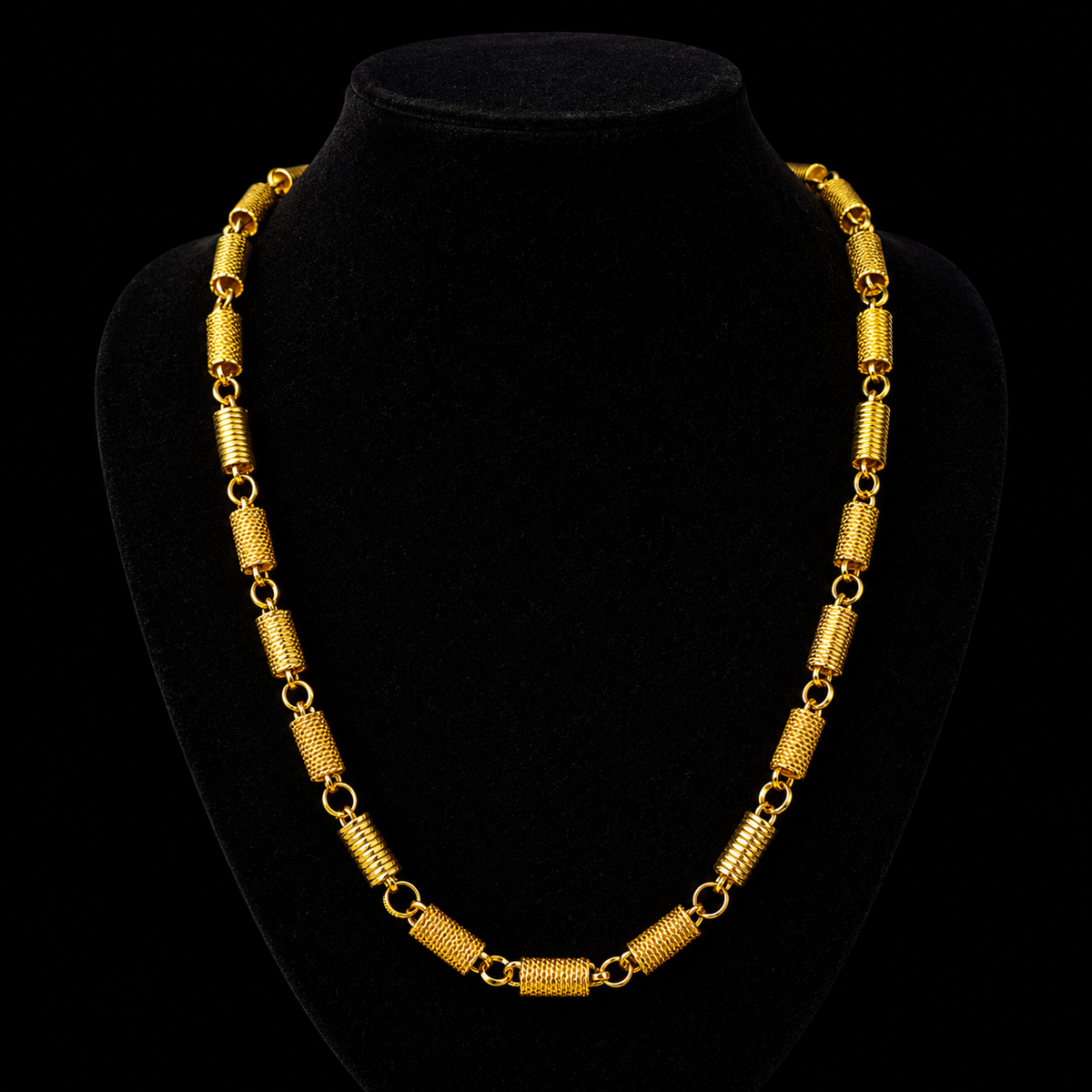 Rolling Chain Handcrafted 22K Gold Plated Men Daily Wear India
