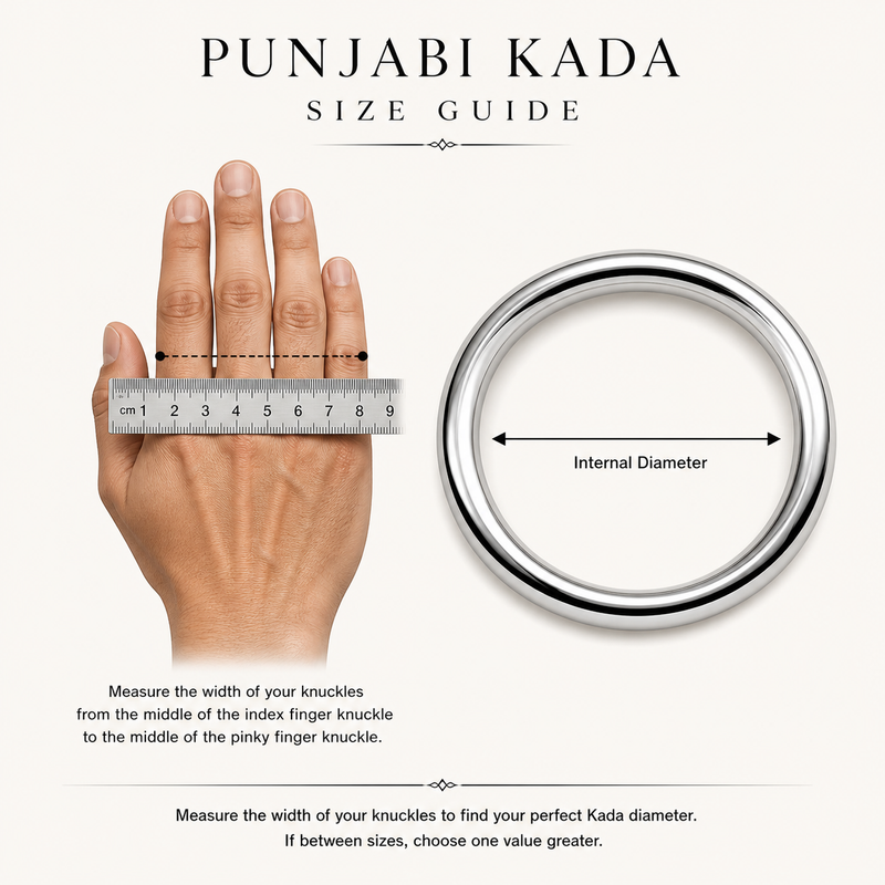 Signature Kada Men Gold Tone Daily Wear India UniqueJewels.in