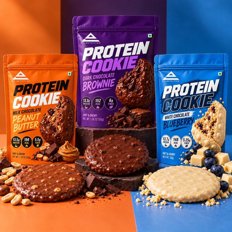 A.L. Nutrition Protein Cookies | Dark Chocolate Brownie-2