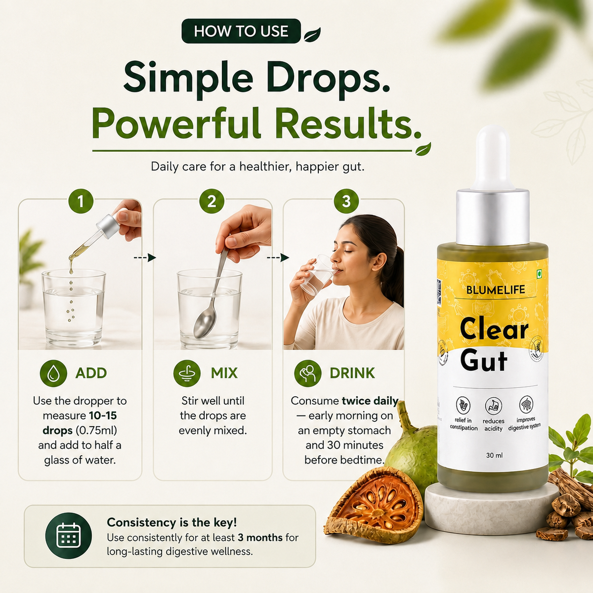 Clear Gut Drops | For Gut Health