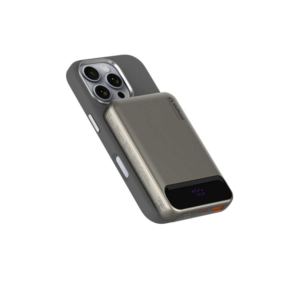 Click 10000mAh 15W Slim Magnetic Wireless Powerbank for iPhone
