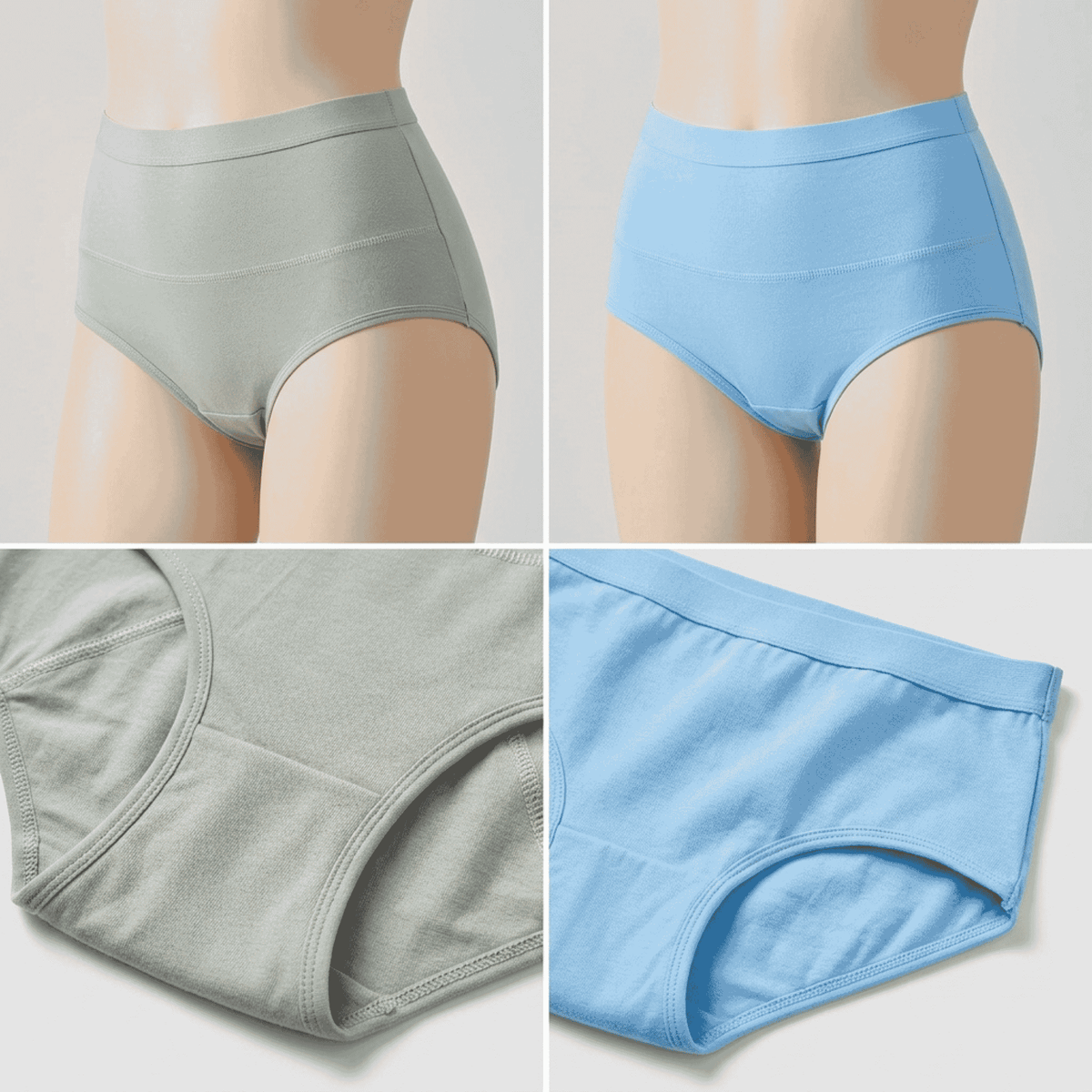 Leakproof Panties for Urine Leak – Cotton High-Waist, Reusable (Pack of 3) | Woomly