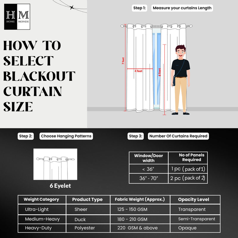 Fort Essential - Black Backing Blackout Curtain-7