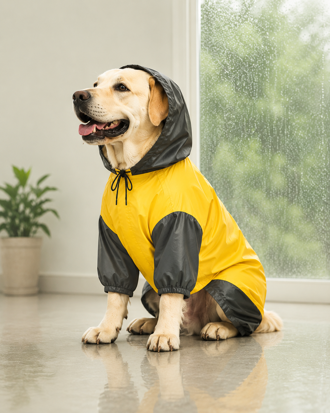 Full Body Jumpsuit Raincoat for Dogs - Waterproof & Windproof