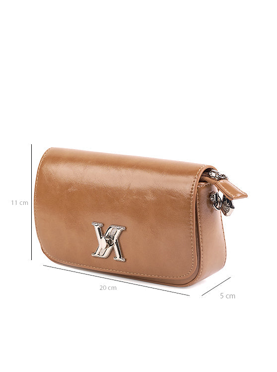 Culge Chicago "The Lincoln Park" Vintage Turn-Lock Sling – Heritage Tan-5