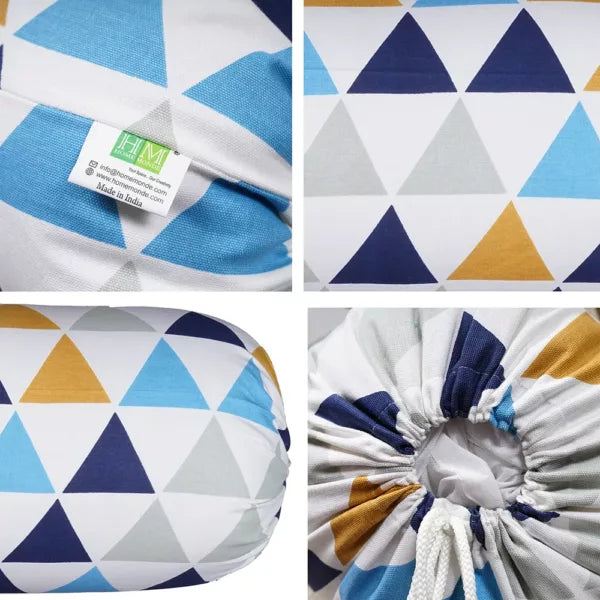 Imprimer Diamond - Printed Bolster Cover (Multicolor)-5