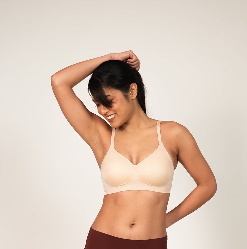 Teardrop T-shirt Bra Champagne