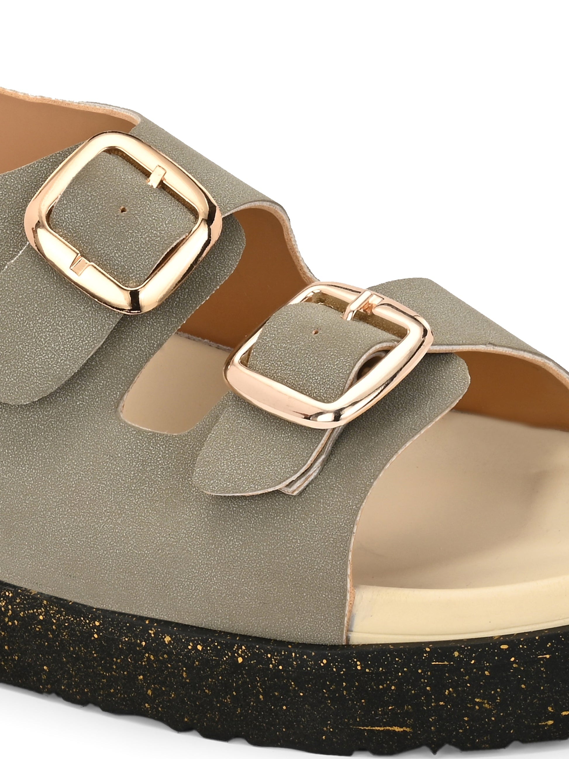 El Paso Buckles Platform Sandals-4