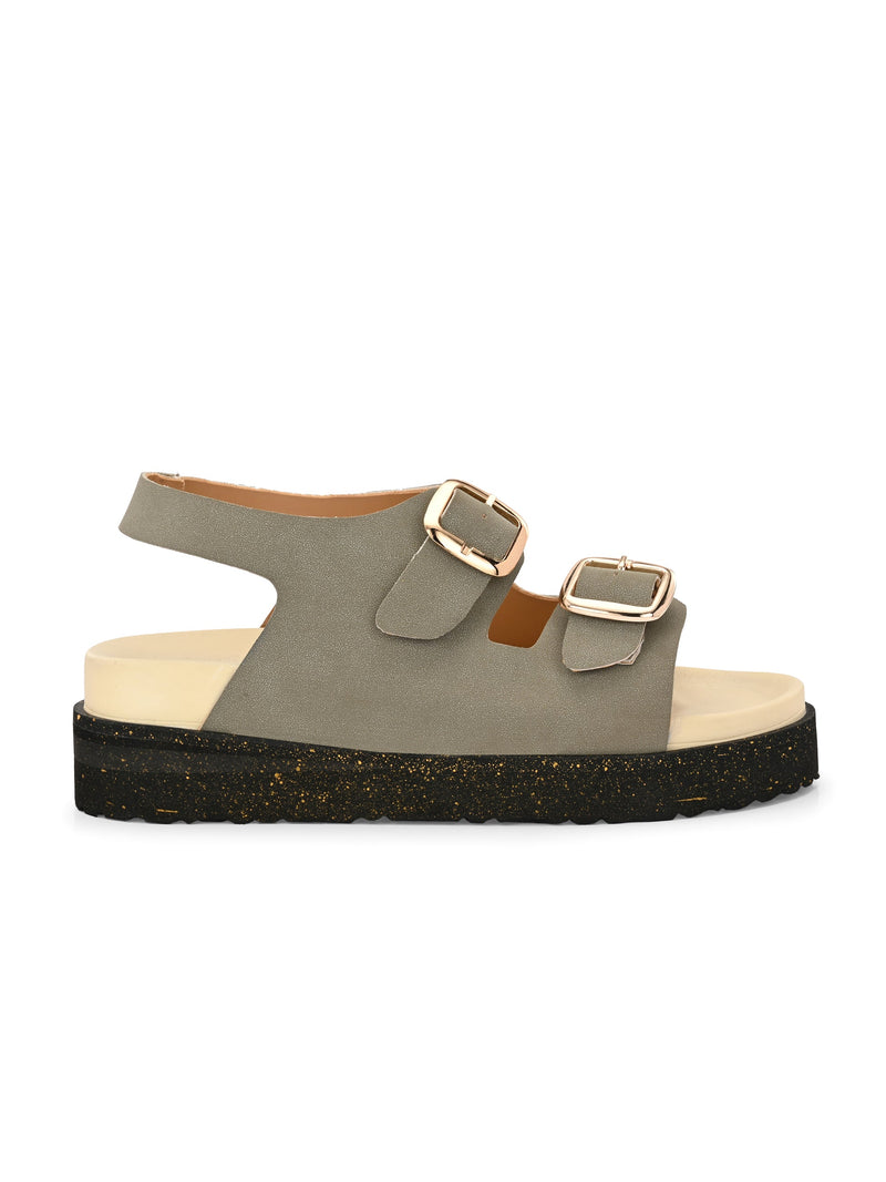 El Paso Buckles Platform Sandals-3