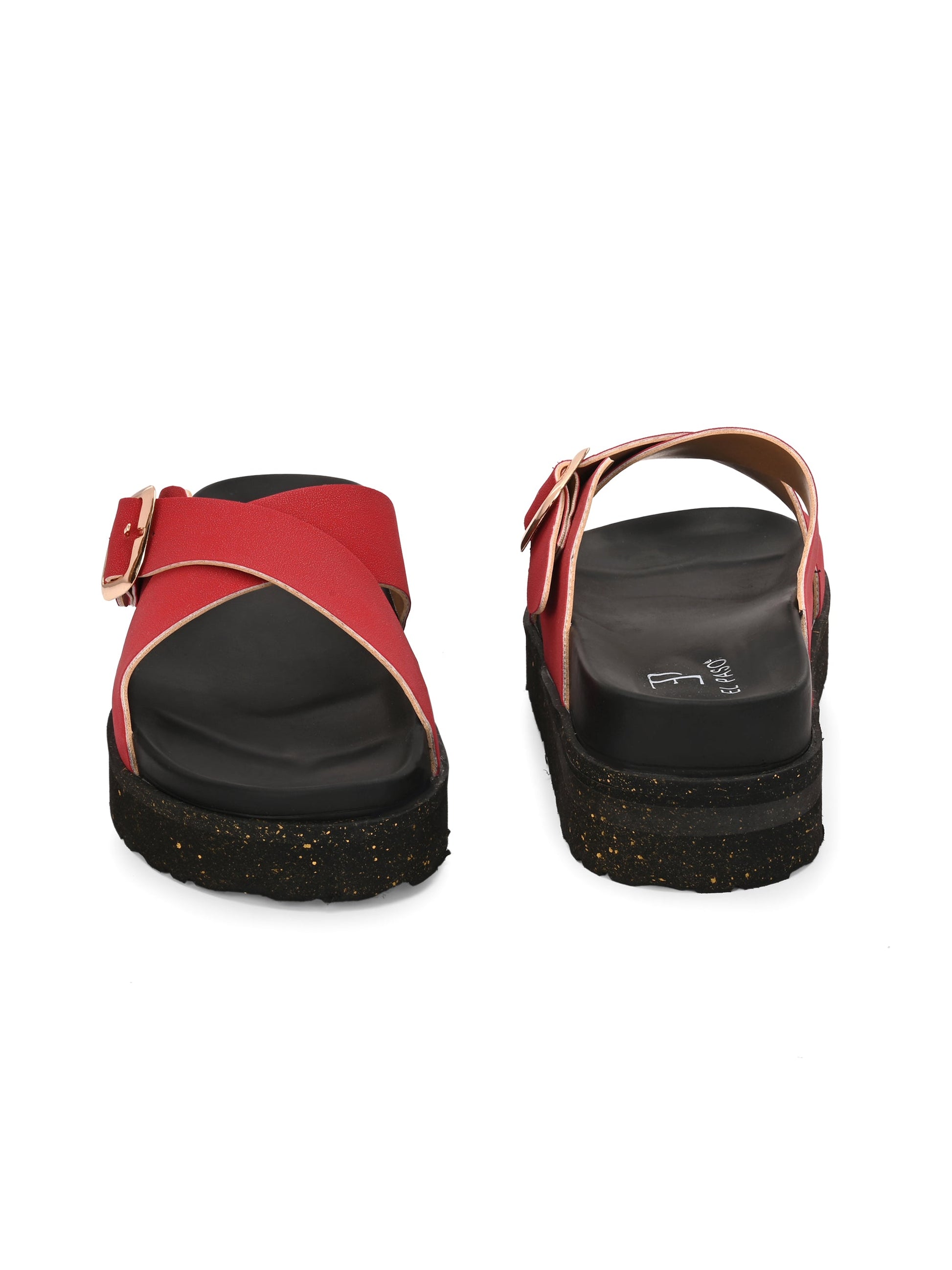 El Paso Women Platform Sandals-13