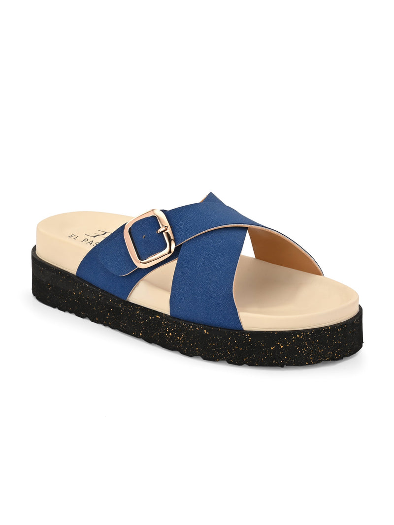 El Paso Women Platform Sandals-1