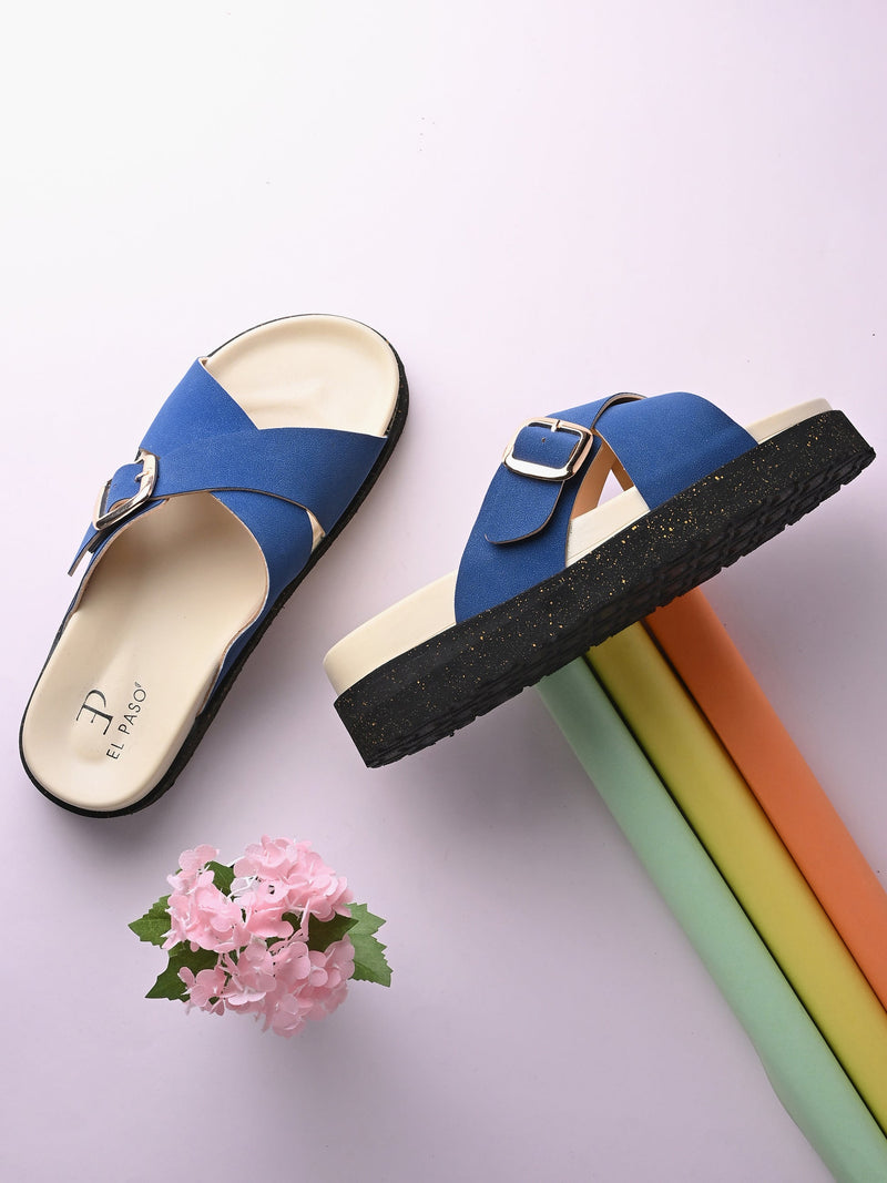El Paso Women Platform Sandals-8