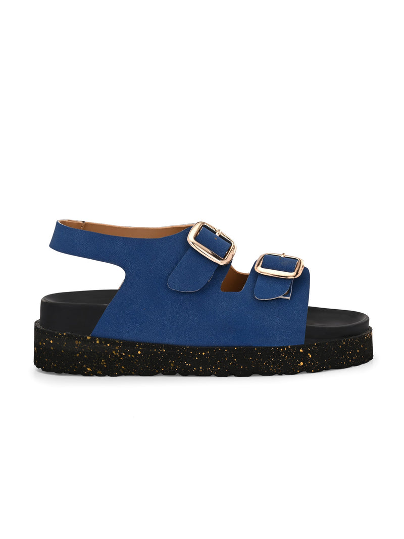 El Paso Buckles Platform Sandals-12