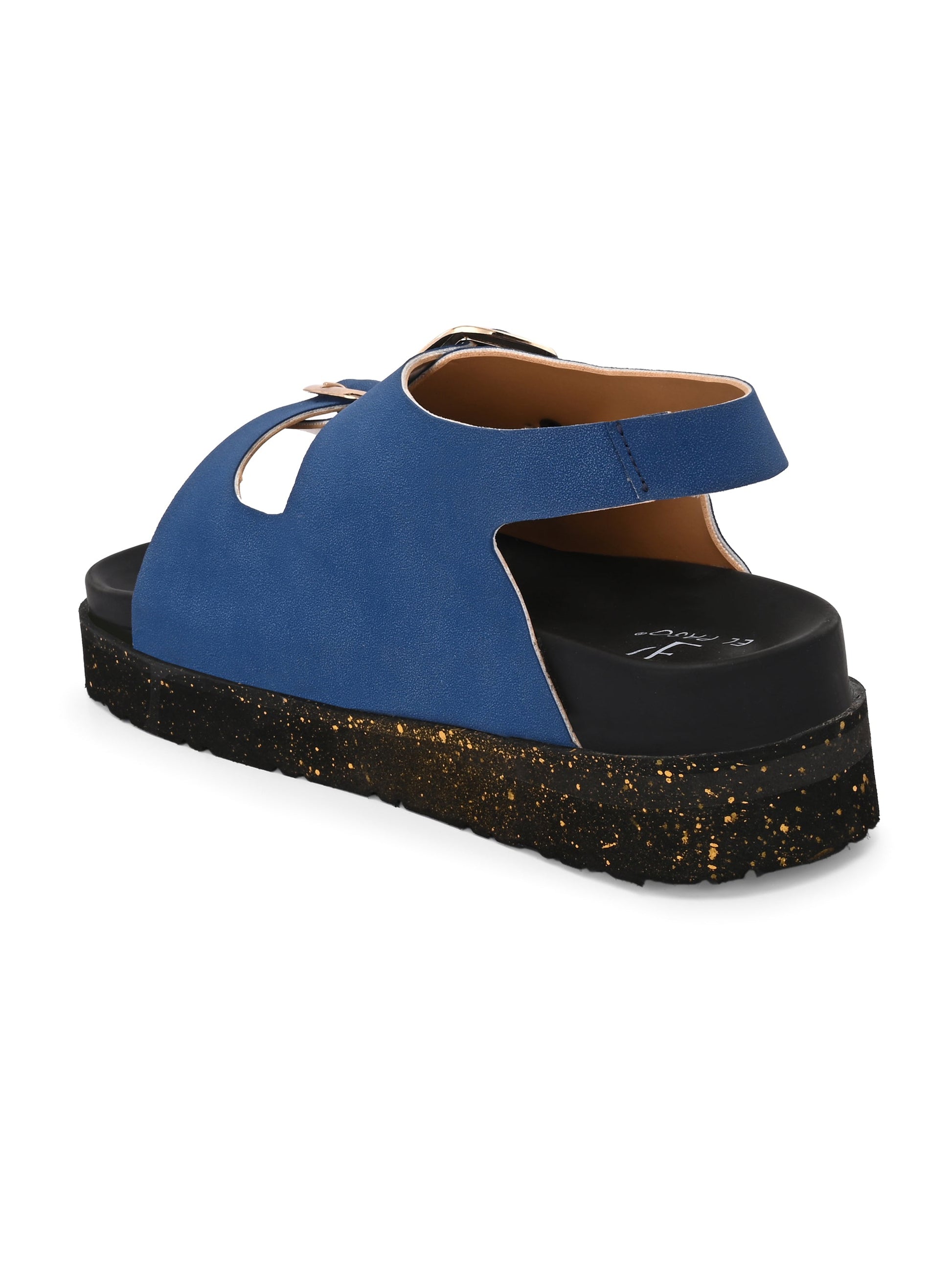 El Paso Buckles Platform Sandals-11