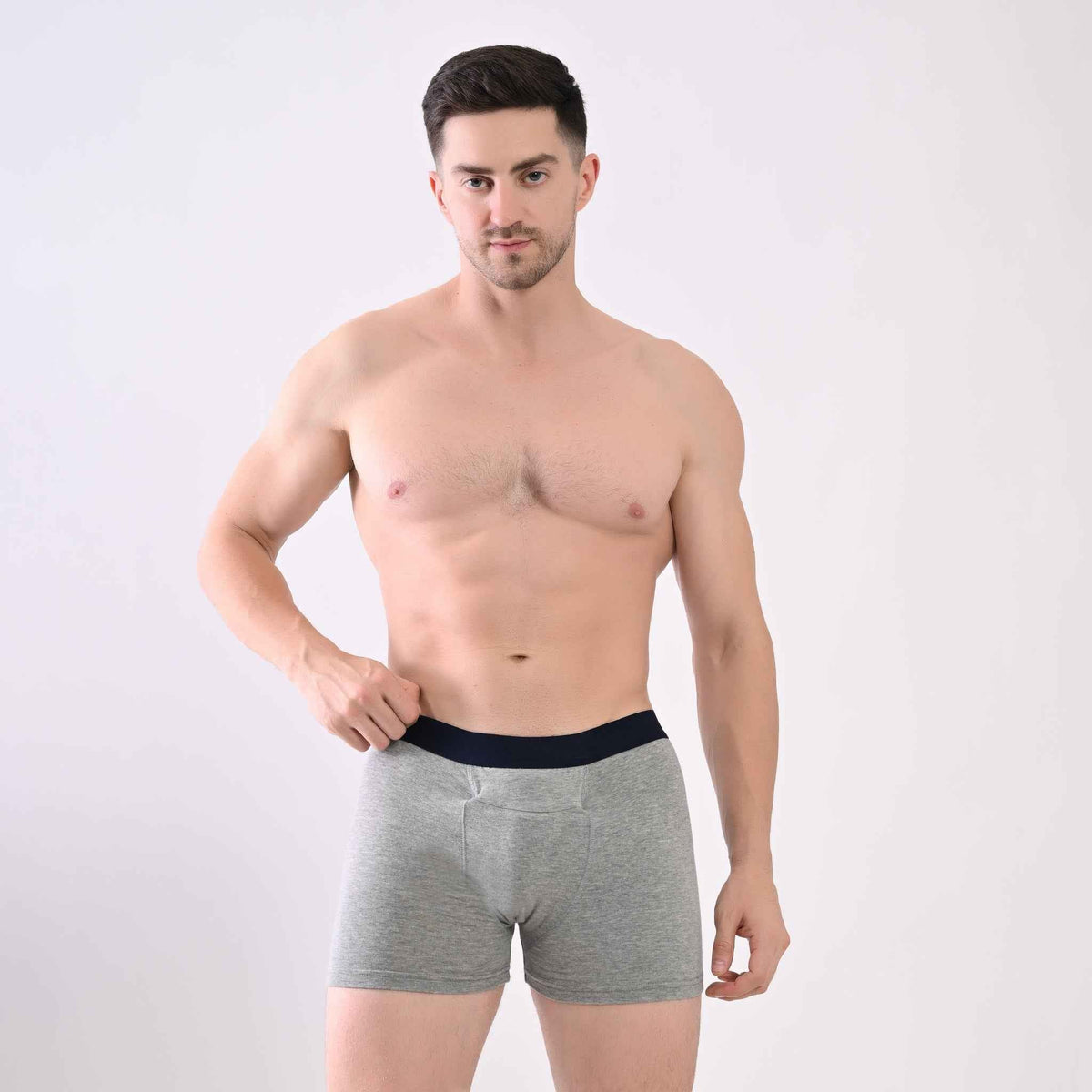 Men Leakproof Underwear for Urine Leak – Cotton Boxer, Reusable (Pack of 3) | Woomly