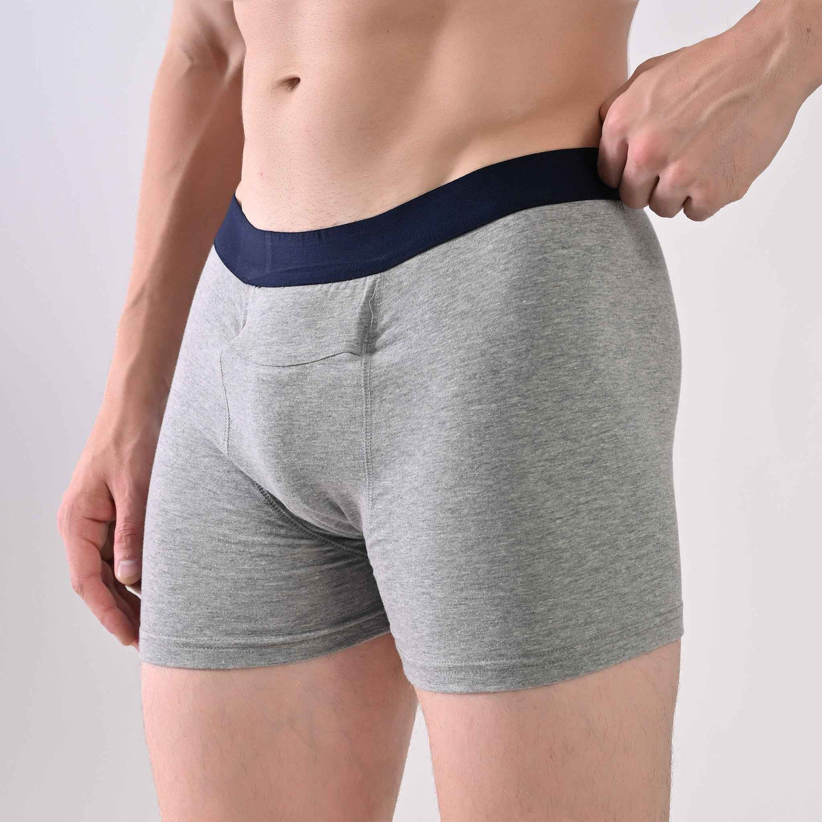 Men Leakproof Underwear for Urine Leak – Cotton Boxer, Reusable (Pack of 3) | Woomly