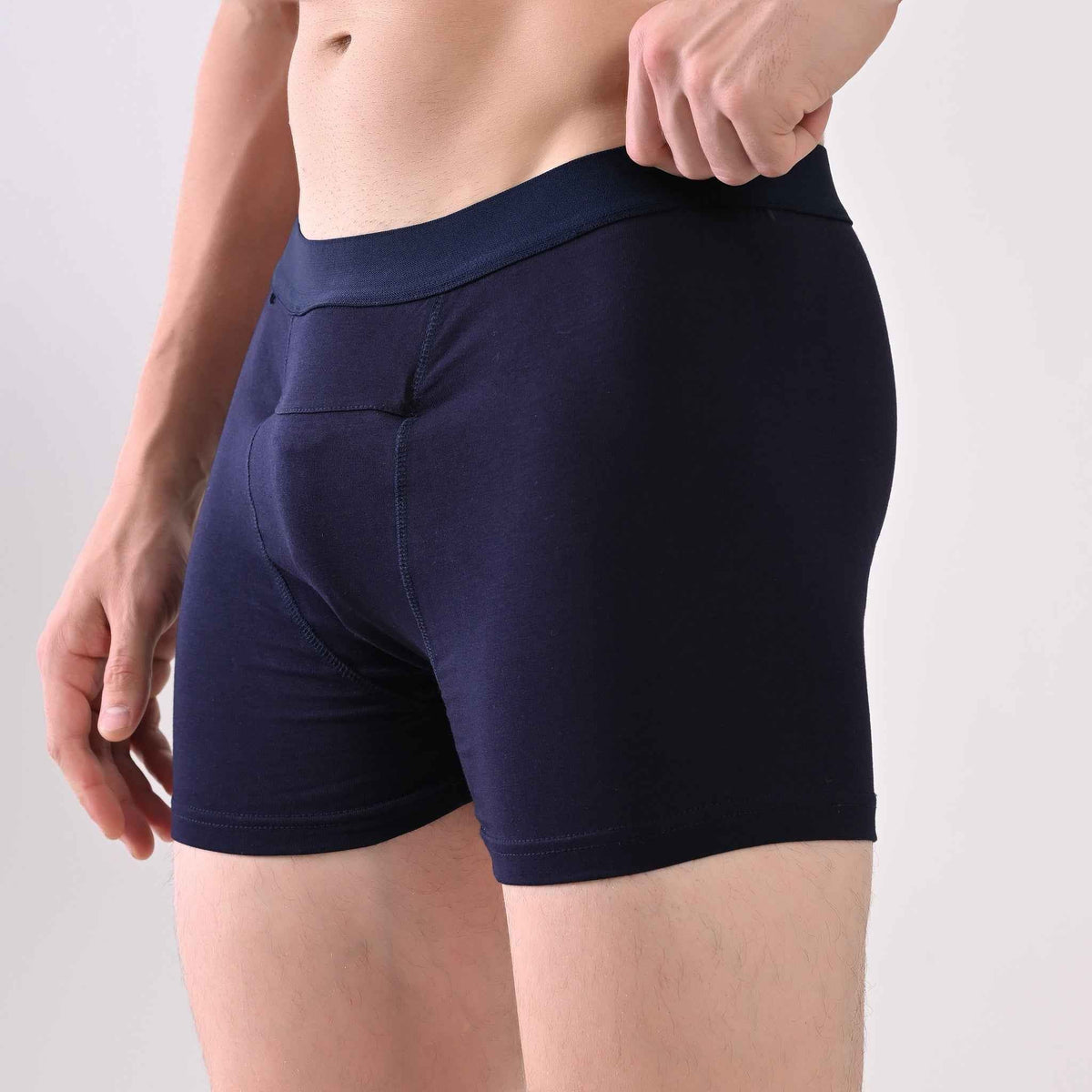 Men Leakproof Underwear for Urine Leak – Cotton Boxer, Reusable (Pack of 3) | Woomly