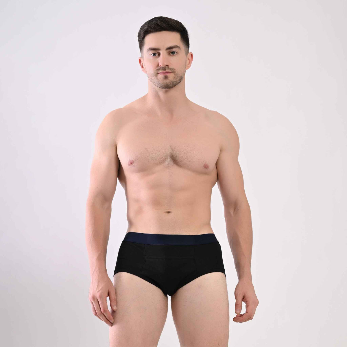 Men Leakproof Underwear for Urine Leak – Cotton Brief, Reusable (Pack of 3) | Woomly