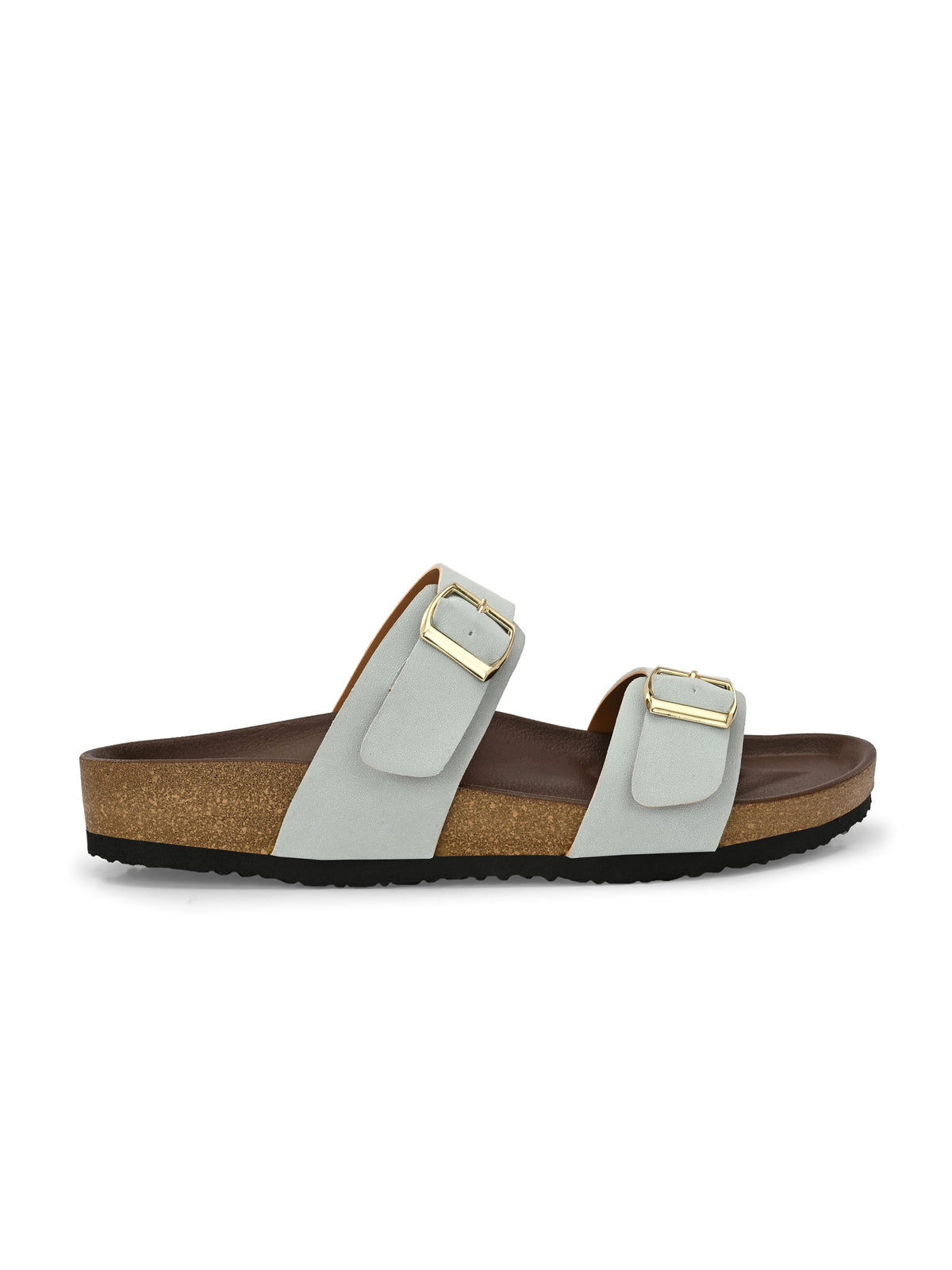 El Paso Women One Toe Flats with Buckles-26
