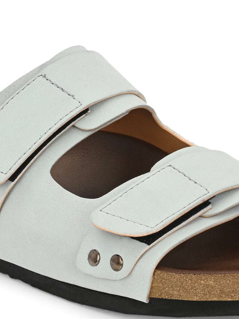 El Paso Women Velcro One Toe Flats-21
