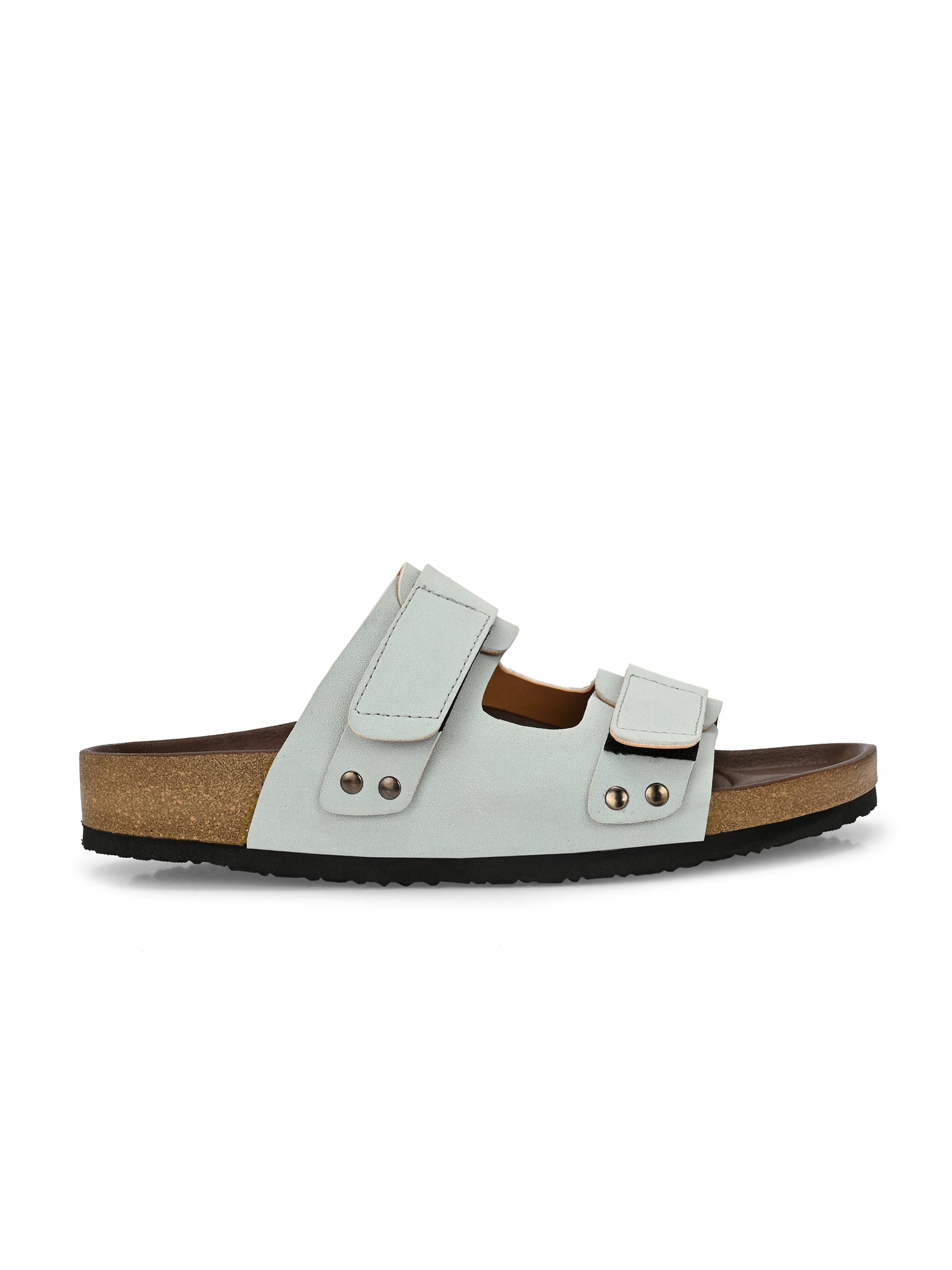 El Paso Women Velcro One Toe Flats-19