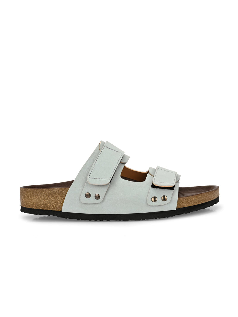 El Paso Women Velcro One Toe Flats-19