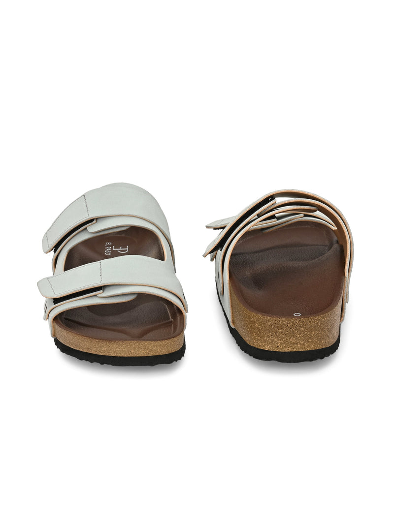 El Paso Women Velcro One Toe Flats-22