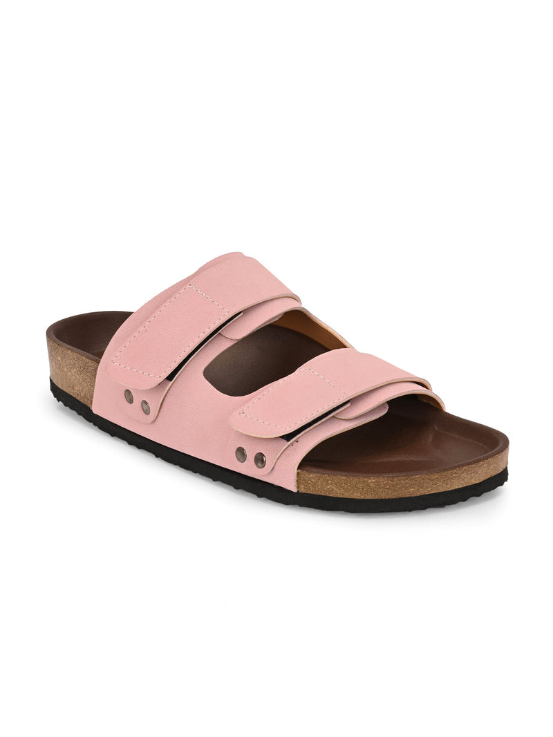 El Paso Women Velcro One Toe Flats-9