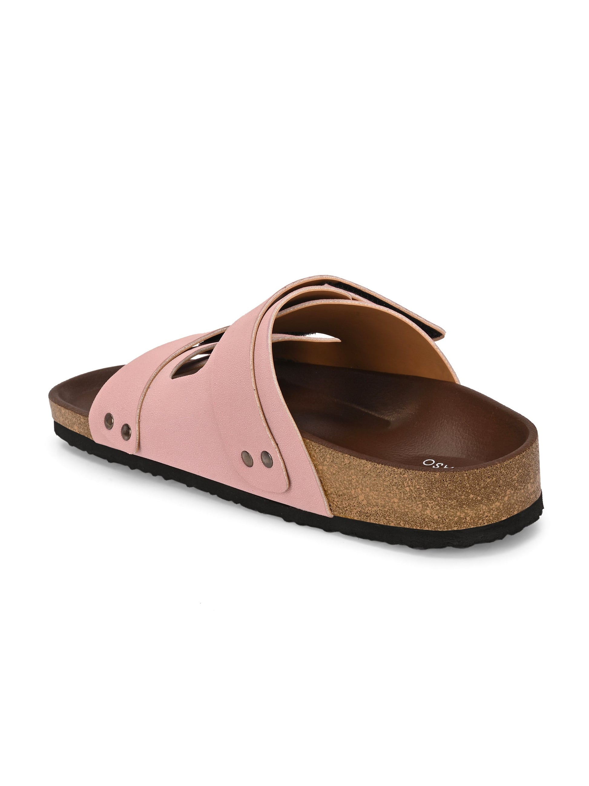 El Paso Women Velcro One Toe Flats-12