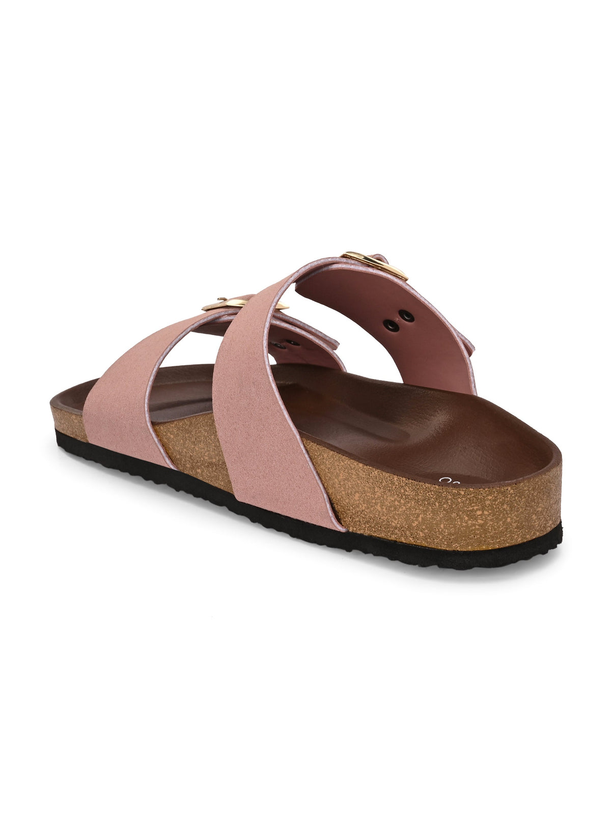 El Paso Women One Toe Flats with Buckles-10