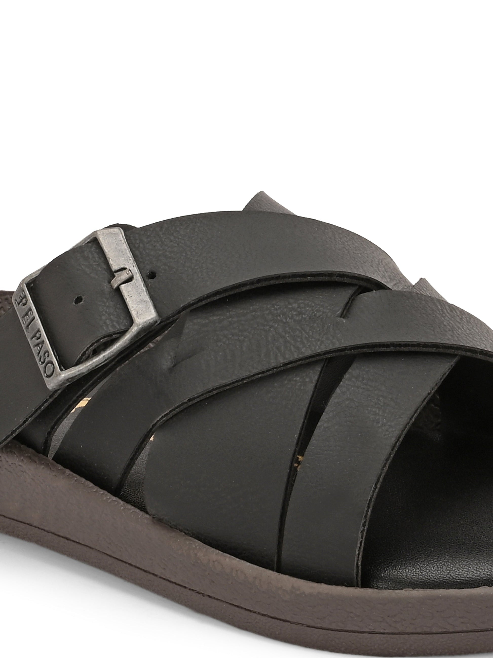 Women Open Toe Flats with Buckles-2