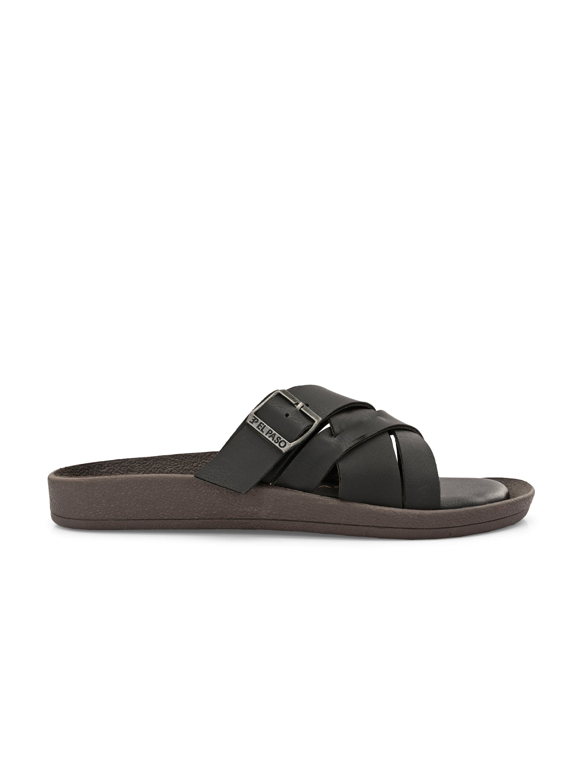 Women Open Toe Flats with Buckles-3