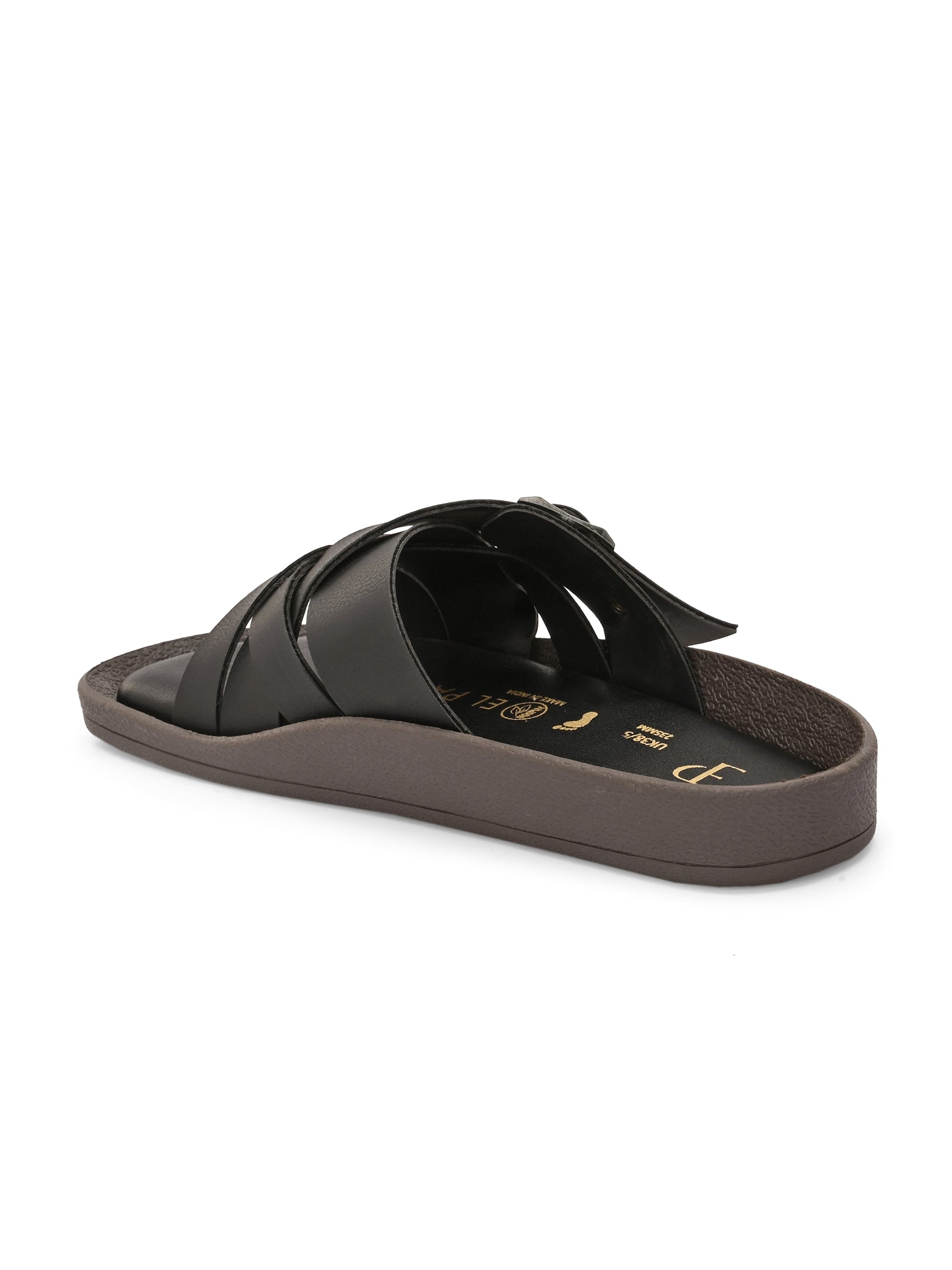 Women Open Toe Flats with Buckles-4