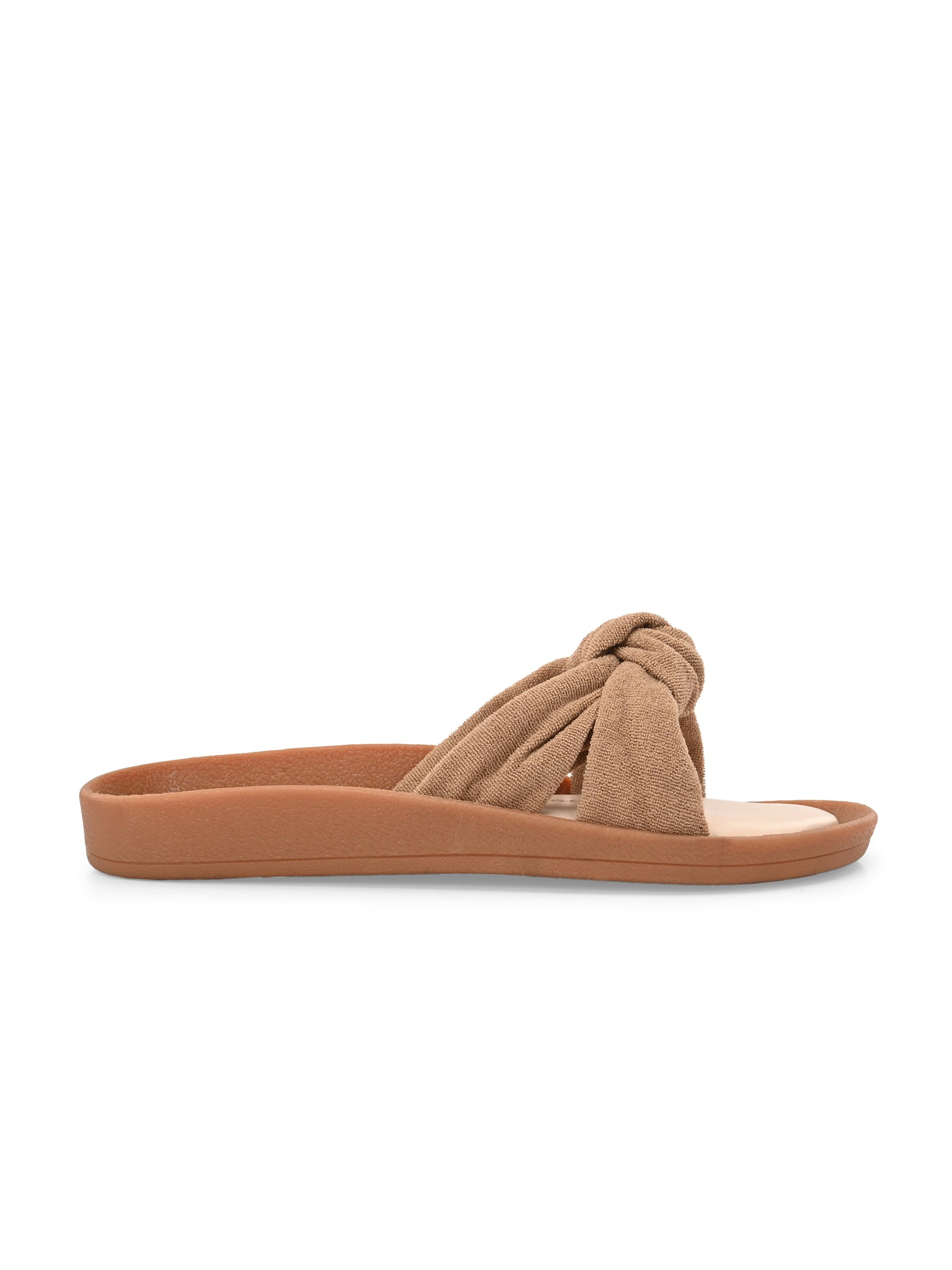 Women Bows Open Toe Flats-3