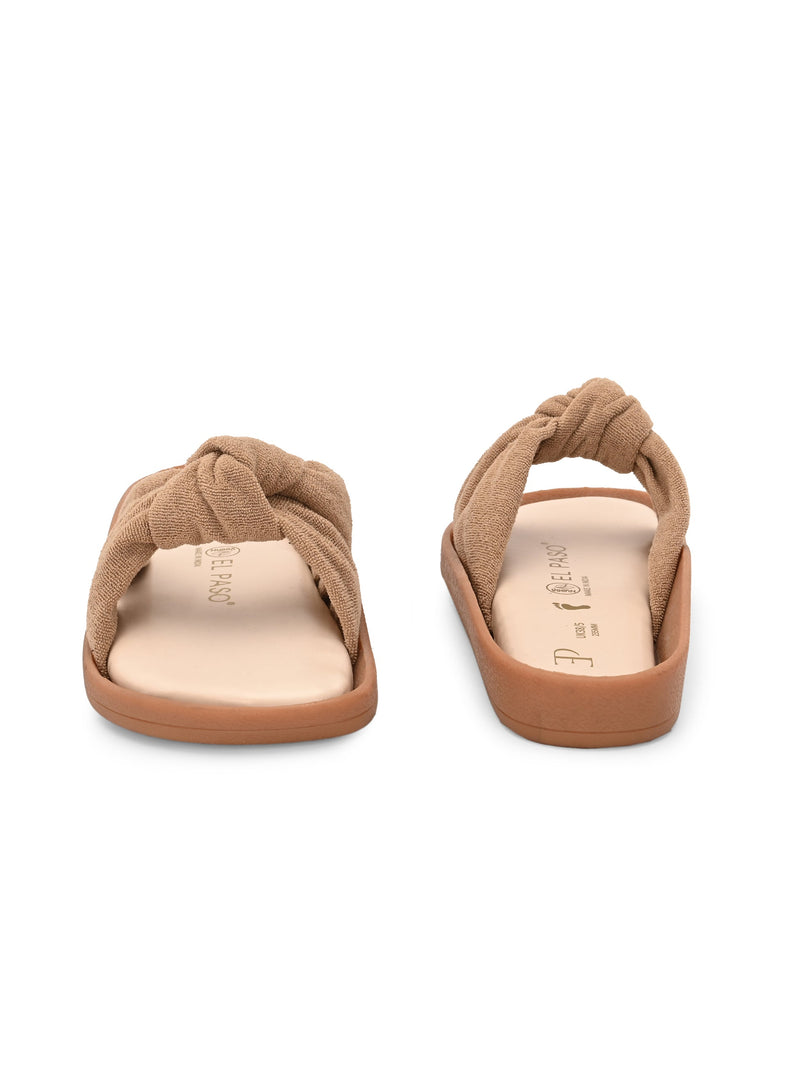Women Bows Open Toe Flats-5