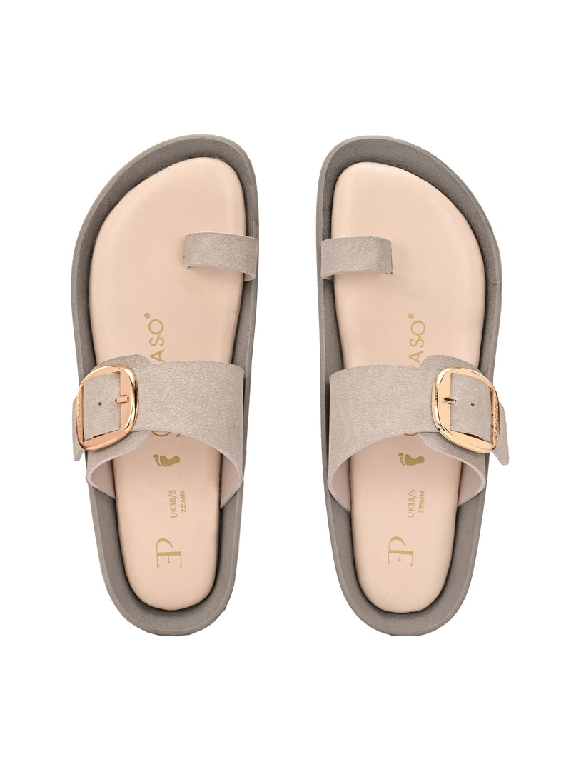 El Paso Women One Toe Flats-7