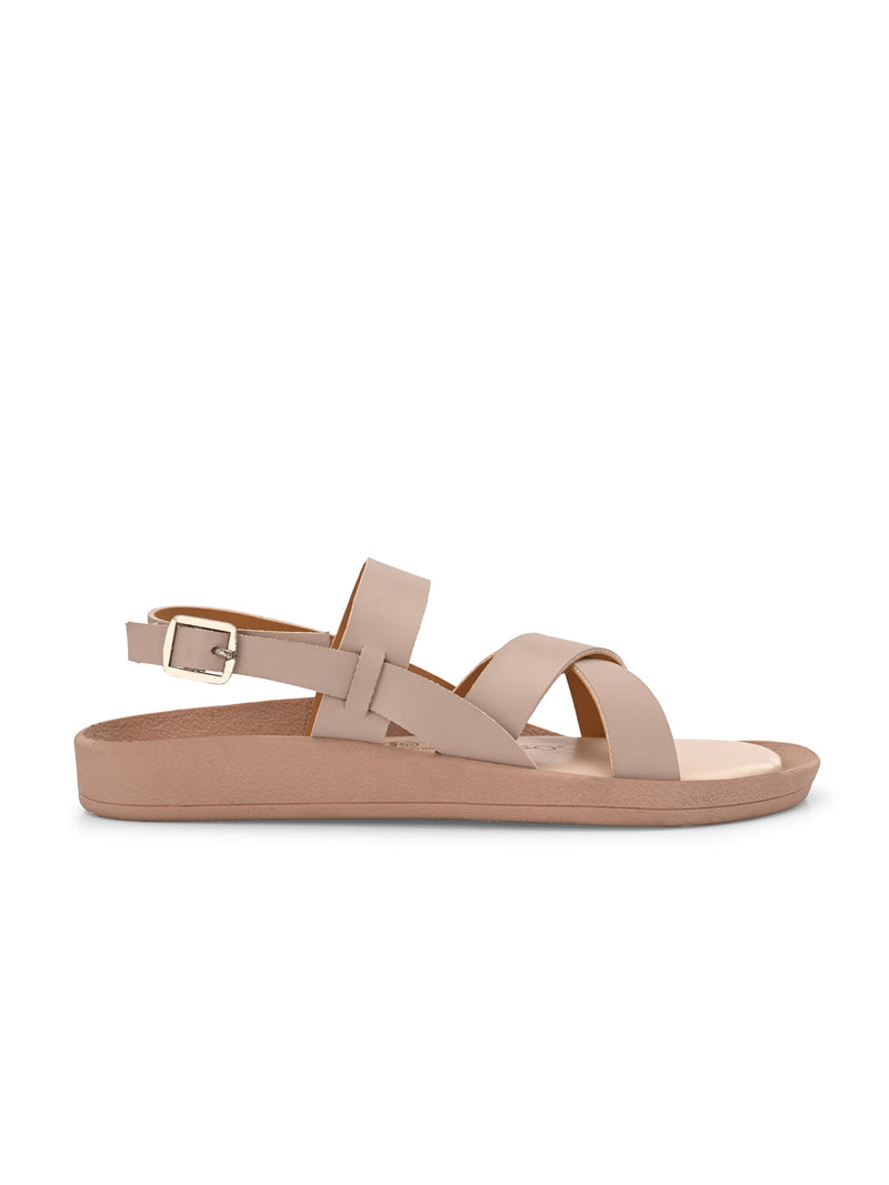 Women Open Toe Flats-4
