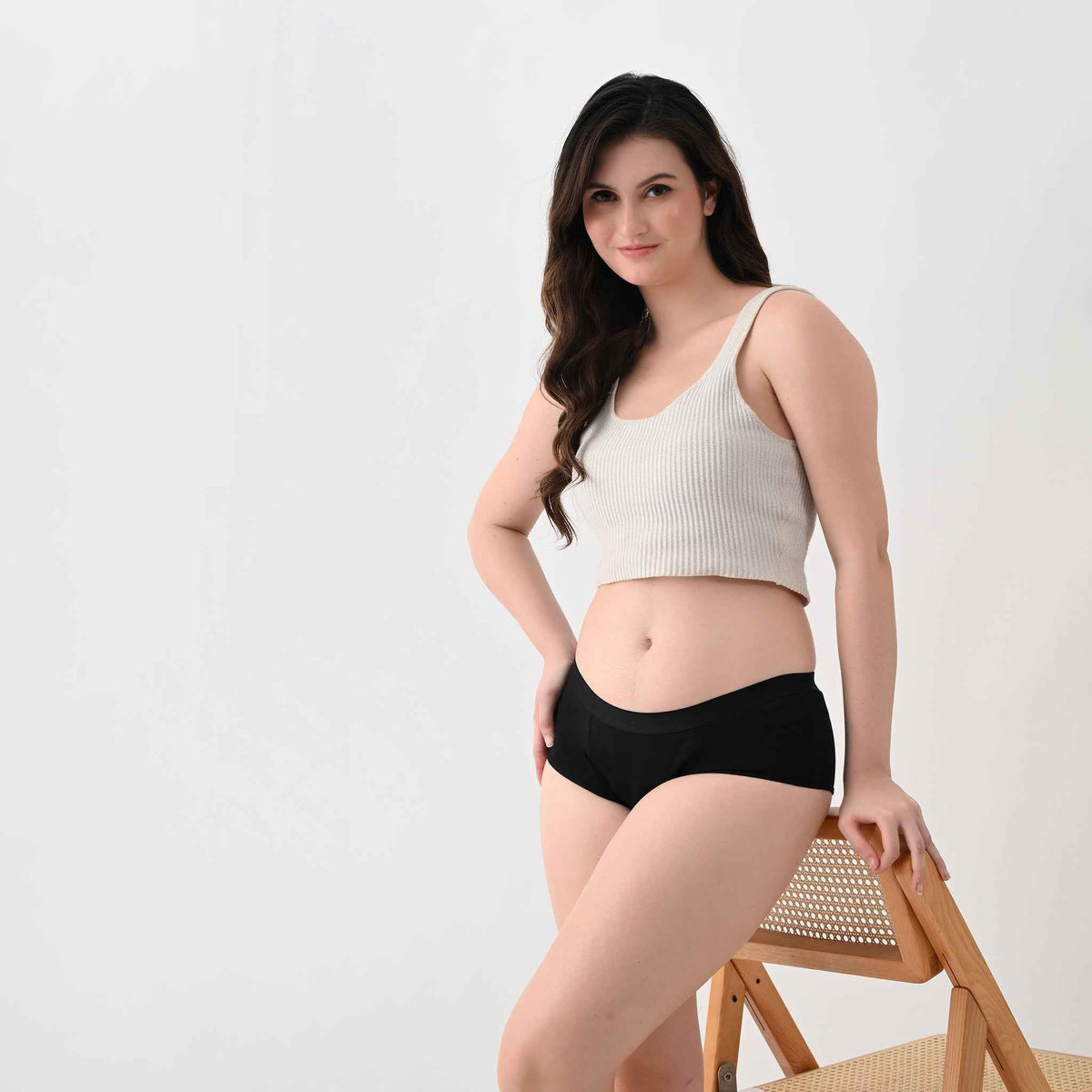Leakproof Panties for Urine Leak – Cotton Midwaist-Waist, Reusable (Pack of 3) | Woomly